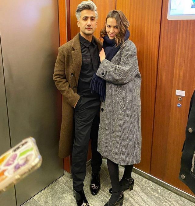 Le manteau long en laine et gris d'Alexa Chung sur le compte Instagram de @alexachung