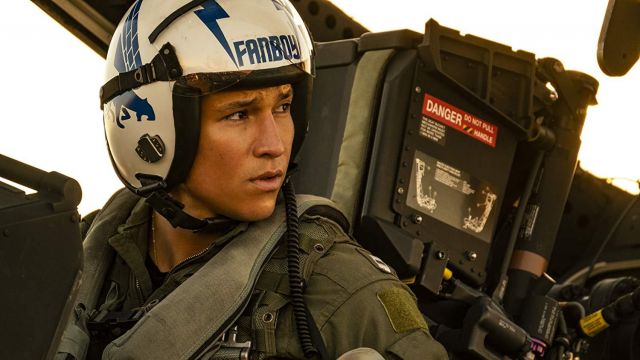Fighter Pilot Helmet worn by Fanboy (Danny Ramirez) as seen in Top Gun: Maverick