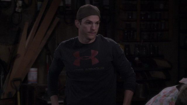 Under Armour tee-Shirt Manches Longues portées par Colt Bennett (Ashton Kutcher) comme on le voit dans Le Ranch (S04E12)