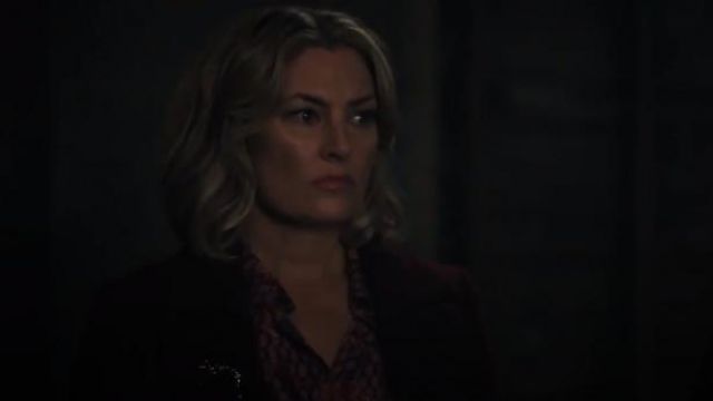 Purple Print Blouse Worn By Alice Cooper Madchen Amick In Riverdale Season 4 Episode 12 Spotern