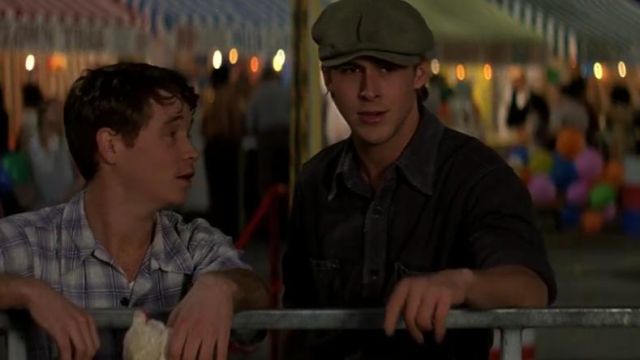 Hat velour green Noah (Ryan Gosling) in never forget