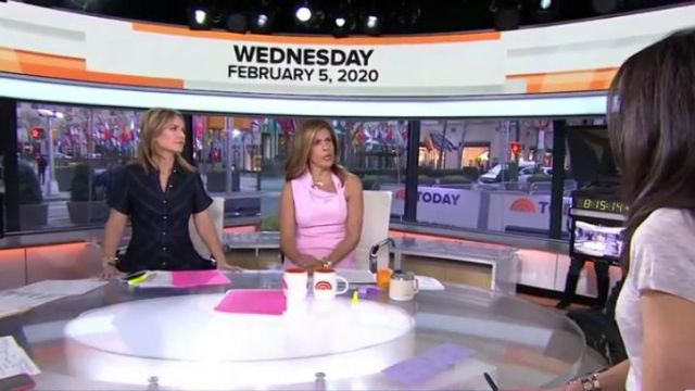 Black halo Blaze Sheath worn by Hoda Kotb on Today February 5, 2020