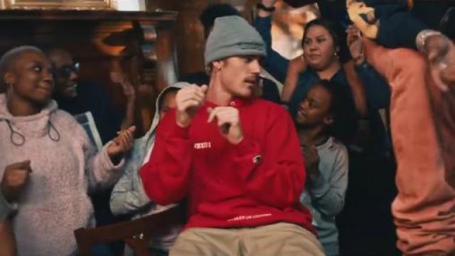 Dickies Kaki Originale 874' Pantalon de Justin Bieber dans la vidéo de musique de Justin Bieber - les Intentions de ft. Quavo