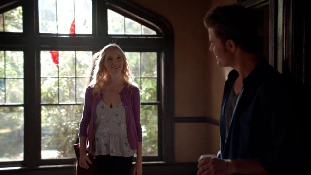 The top flower's Silence + Noise of Caroline Forbes in The Vampire Diaries