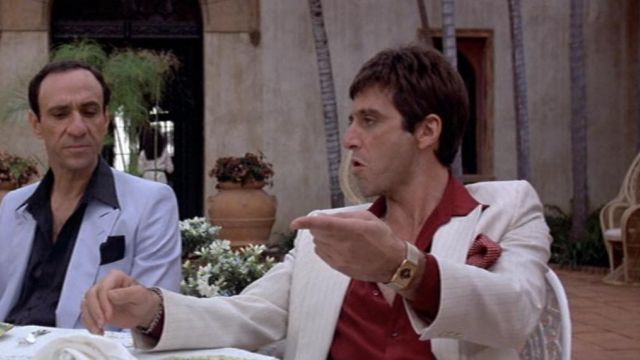 La montre en or Omega La Magique de Tony Montana (Al Pacino) dans Scarface