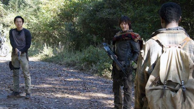 Scarf "Poncho" Daryl Dixon (Norman Reedus) in The Walking Dead