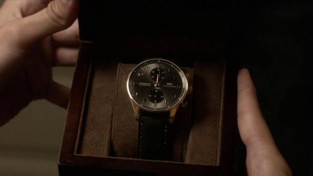 Reloj portugués IWC de Liev Schreiber en Ray Donovan