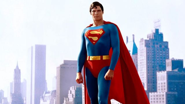 The authentic Superman costume worn by Christopher Reeve in Superman