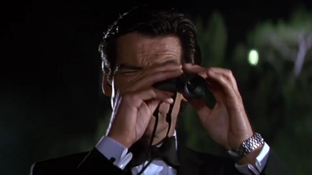 The monocular digital night vision of James Bond (Pierce Brosnan) in GoldenEye