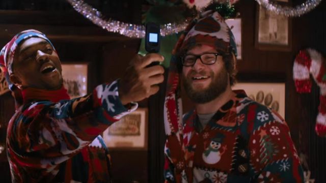 Le pyjama de Noël de Seth Rogen dans The Night Before