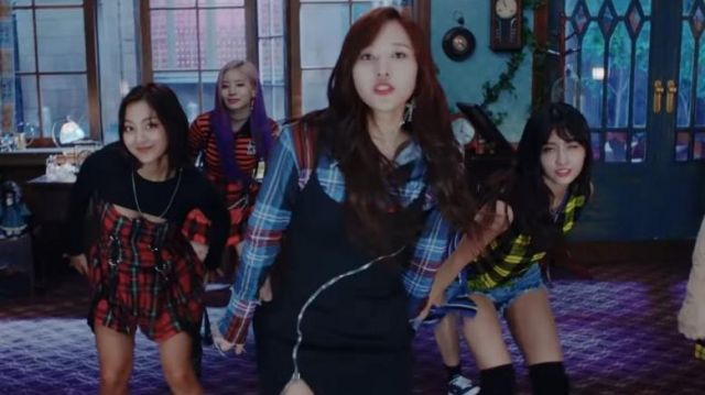 Bad Rebel Plaid Dress Worn By Jihyo In The Music Video Twice Yes Or Yes M V Spotern