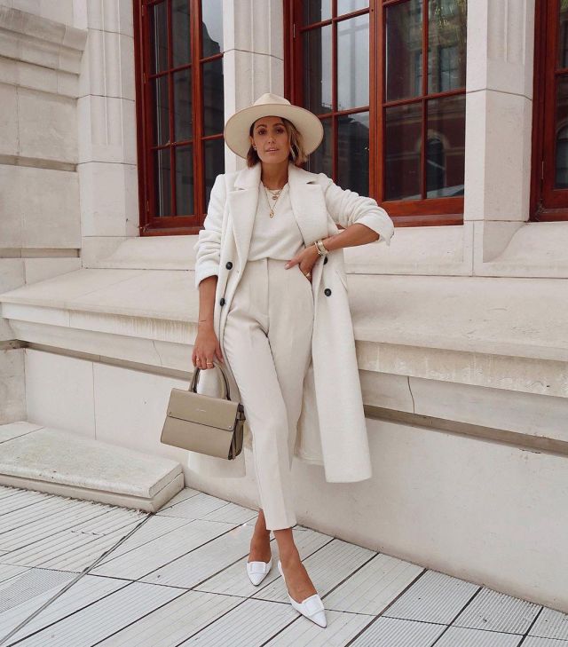 White Mules of Justine on the Instagram account @itsjustinesjournal