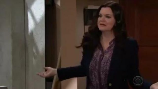 Smythe Clas­sic Duchess Blaz­er worn by Katie Logan (Heather Tom) as seen in The Bold and the Beautiful February 11, 2020