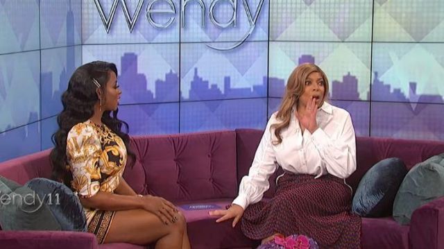 Marissa webb White Shirt Tops worn by Wendy Williams on The Wendy Williams Show February 11, 2020