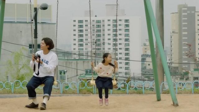 Mohair Cardigan worn by Kim Jin-hyeok (Park Bo-gum) in Encounter Episode 2