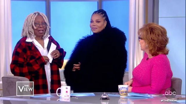 Nic and zoe Pink Ribbed Lace-Up Sweater worn by Joy Behar on The View February 12, 2020