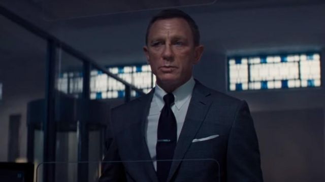 Épingle à cravate porté par James Bond 007 (Daniel Craig) en un rien de Temps de Mourir