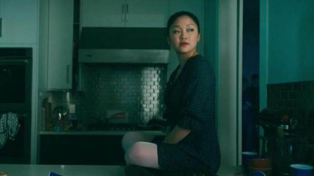 tight white Lara Jean (Lana Condor 