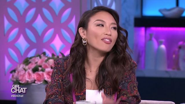 Robert Graham Penelope Jacket worn by Jeannie Mai on The Real (2013) February 13, 2020