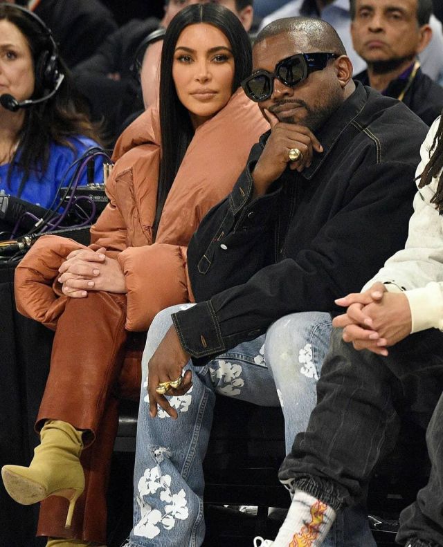 Rick Owens Padded Coat worn by Kim Kardashian NBA All Star Game February 16, 2020