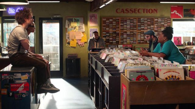Converse Chuck Taylor All Star High Top Sneakers worn by Simon (David H. Holmes) as seen in High Fidelity (S01E05)