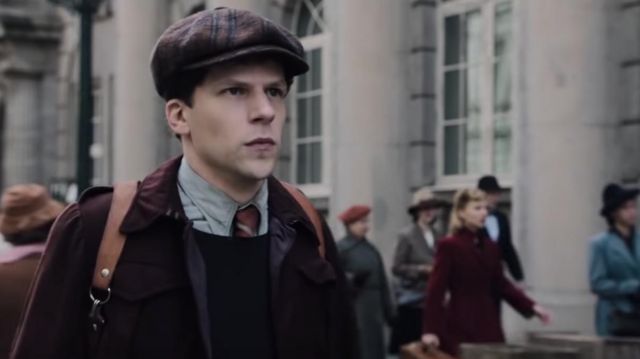 Plaid Hat cap worn by Marcel (Jesse Eisenberg) as seen in Resistance
