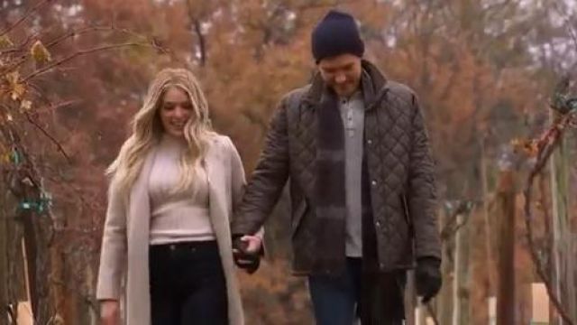 Zara Ba­sic Coat worn by Kelsey W. in The Bachelor Season 24 Episode 8