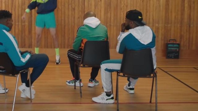 Sneakers Asics worn by Soprano in her video clip The Coach feat. Vincenzo