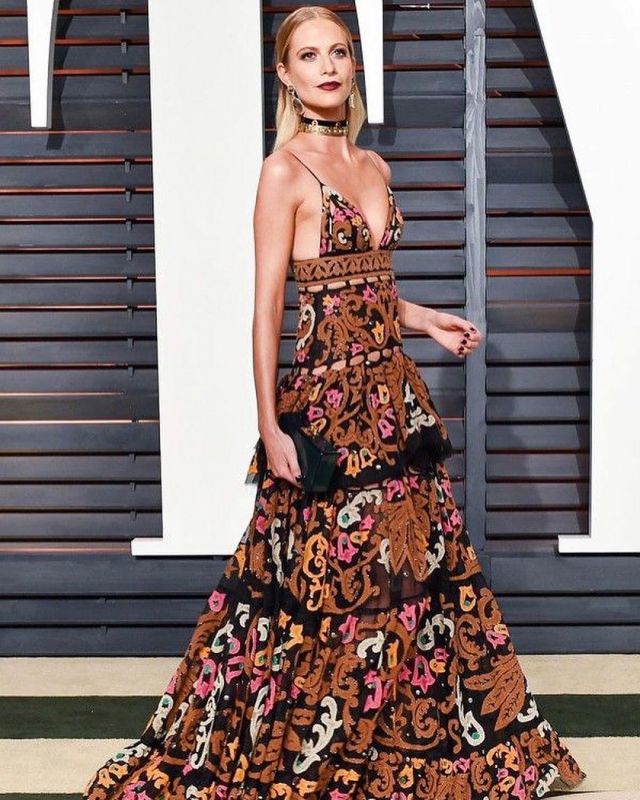 Emilio Pucci Long Dress Worn By Poppy Delevingne On The Instagram Account Poppydelevingne Spotern