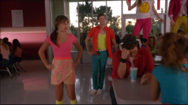 The flowery skirt worn by Rachel Berry (Lea Michele) in Glee (S06E02)