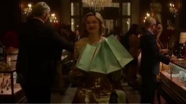 Gold Belted Midi Skirt worn by Pepper Smith (Julia Chan) in Katy Keene Season 1 Episode 3