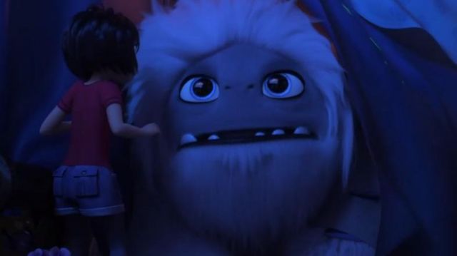 La réplique de la peluche de Everest dans le film d'animation Abominable