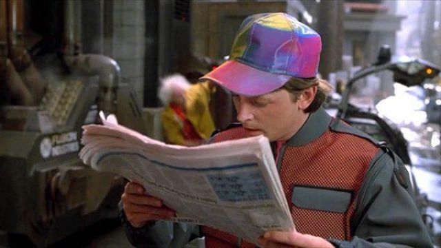 Casquette de  Marty McFly (Michael J. Fox) dans Retour vers le futur II