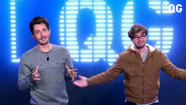The vest worn by Jimmy Labeeu in the video THE HQ 27 - LABEEU & GUILLAUME PLEY with GAD ELMALEH