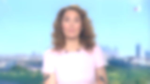 The pink dress of Marie-Sophie Lacarrau in the Journal of 13 hours