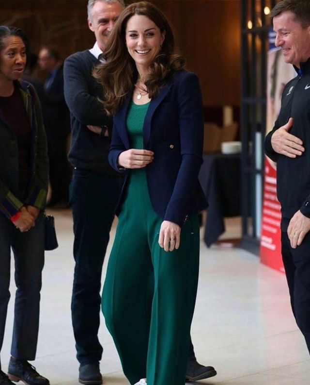 Daniella Draper Personalised Necklace worn by Catherine, Duchess of Cambridge Sportsaid Event in London February 26, 2020