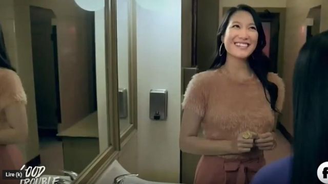 The Eyelash Sweater of Sumi (Kara Wang) in Good Trouble (S02E17)