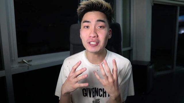 Givenchy Paris tee worn by RiceGum in Reacting to 2019 YouTube Rewind (THEY  FINALLY PUT ME IN IT) | Spotern