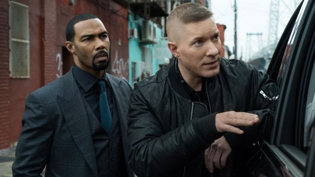 Bomber Leather jacket worn by Tommy Egan (Joseph Sikora) as seen in Power S04E06