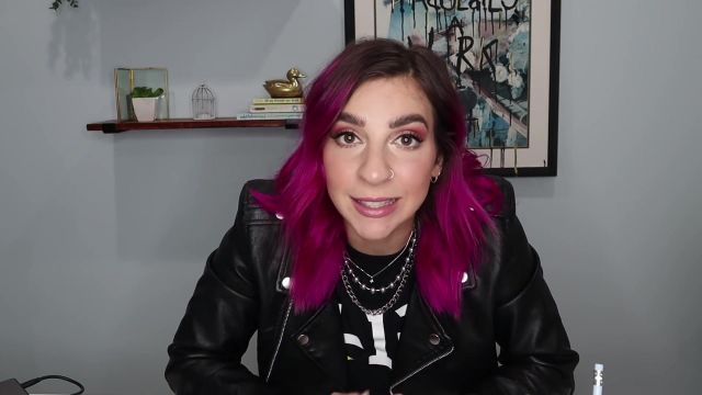 Biker Leather Jacket Worn By Gabbie Hanna In The Youtube Video I Drank A Gallon Of Water A Day For A Month Spotern