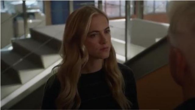 Striped Cash­mere Sweater worn by Ellie Bishop (Emily Wickersham) in NCIS Season 17 Episode 14