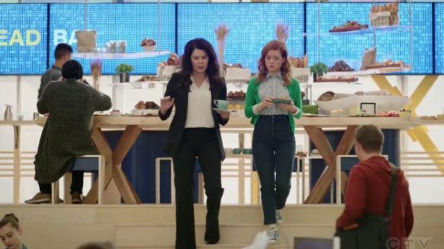 Blue Sneakers worn by Autumn (Stephanie Styles) in Zoey's Extraordinary Playlist Season 1 Episode 4