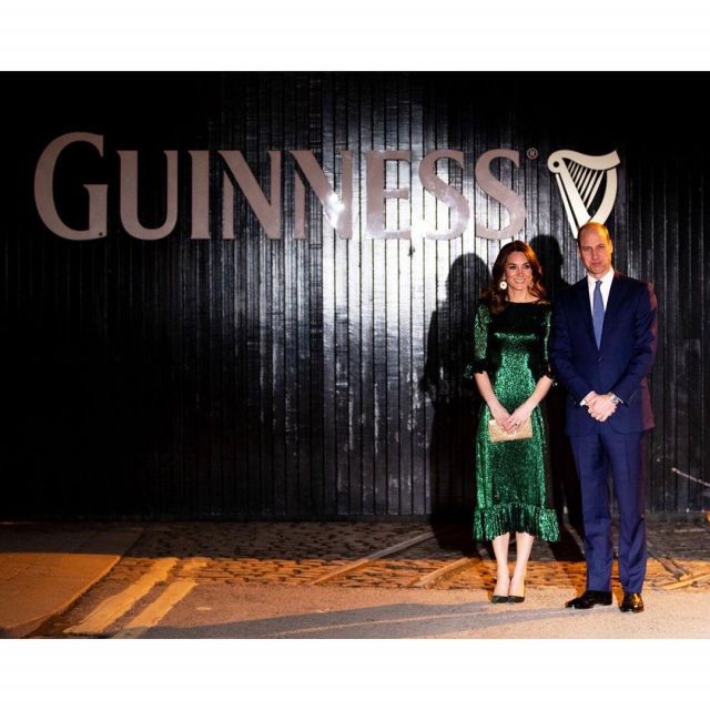 The Vampire’s Wife Falconetti Dress worn by Catherine, Duchess of Cambridge Guinness Storehouse in Dublin March 3, 2020