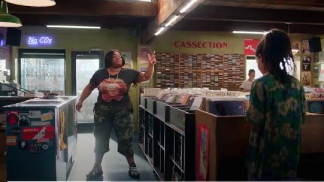 Air Up­tem­po Sneakres worn by Cherise (Da'Vine Joy Randolph) in High Fidelity Season 1 Episode 6