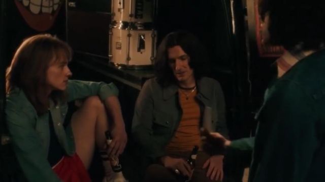 The red shorts worn by Roger Taylor (Ben Hardy) in the film Bohemian Rhapsody 