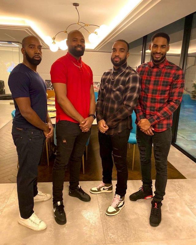 Sneakers Jordan from Alexandre Lacazette on the account Instagram of @lacazettealex