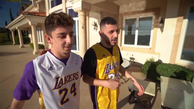 Kobe Bryant Adidas Jersey worn by FaZe Rug in Answer the Question OR  Destroy the Sneaker.. **HYPEBEAST CHALLENGE**