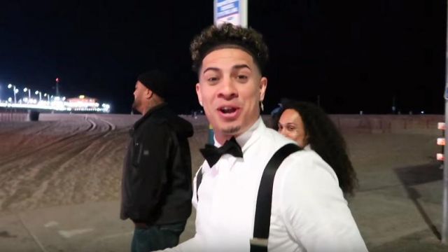 Black Bow Tie worn by Austin McBroom in the YouTube video BEHIND THE SCENES OF THE ACE FAMILY NEW MUSIC VIDEO!!! ( ONLY ONE )