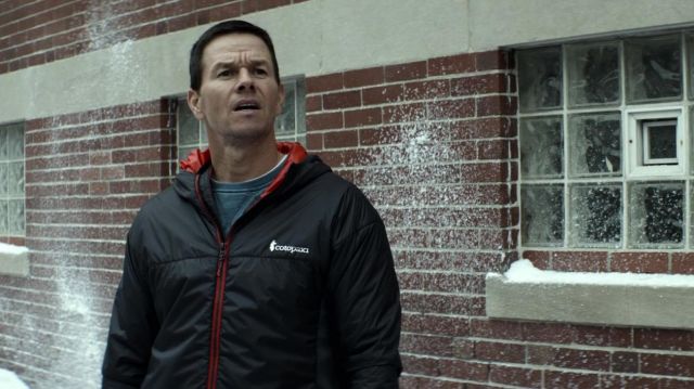 Cotopaxi black Jacket of Spenser (Mark Wahlberg) as seen in Spenser Confidential