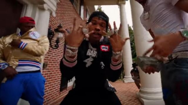 Polo ralph lauren Slim Fit Crew Black SM worn by Lil Baby in the music video Stunna 4 Vegas - DO DAT (feat. Dababy & Lil Baby) [Official Music Video]